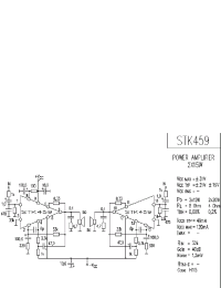 Datasheet STK459 manufacturer Sanyo